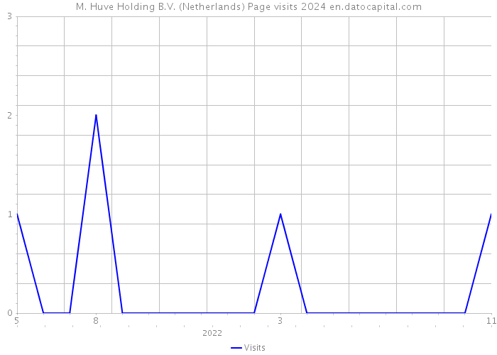M. Huve Holding B.V. (Netherlands) Page visits 2024 