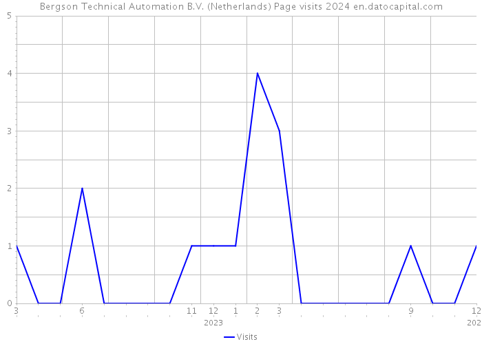 Bergson Technical Automation B.V. (Netherlands) Page visits 2024 