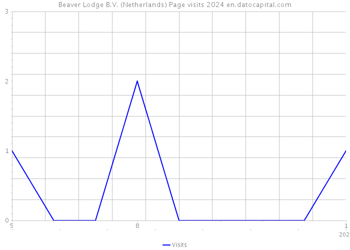 Beaver Lodge B.V. (Netherlands) Page visits 2024 