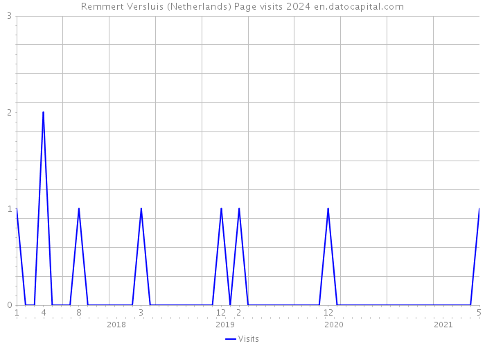 Remmert Versluis (Netherlands) Page visits 2024 