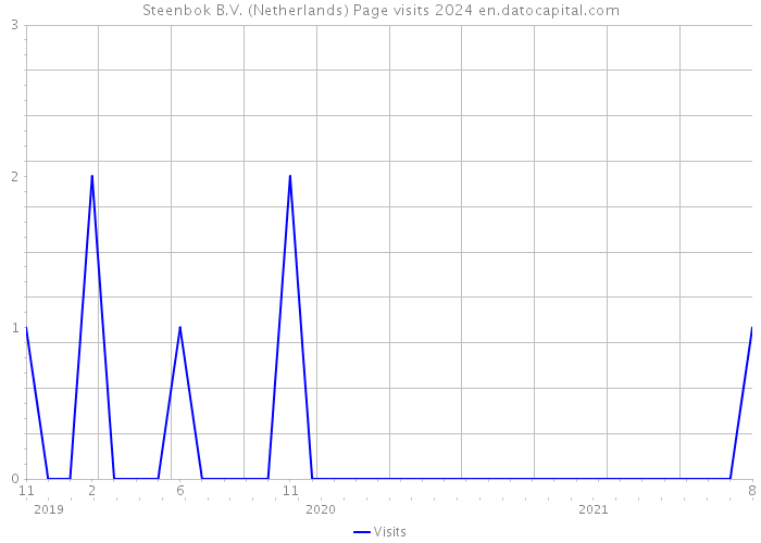 Steenbok B.V. (Netherlands) Page visits 2024 