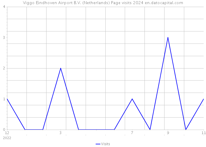 Viggo Eindhoven Airport B.V. (Netherlands) Page visits 2024 