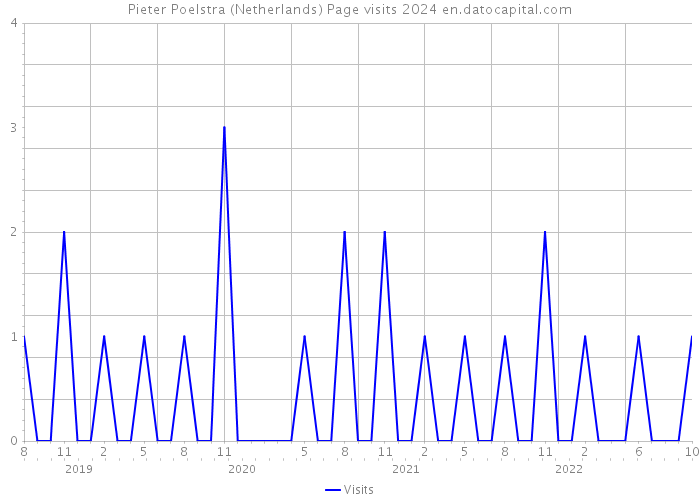 Pieter Poelstra (Netherlands) Page visits 2024 