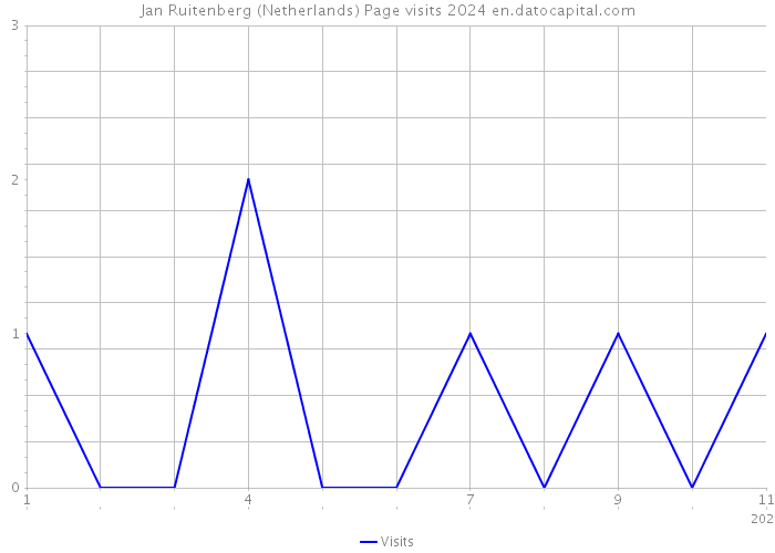 Jan Ruitenberg (Netherlands) Page visits 2024 