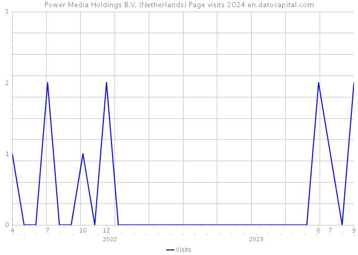 Power Media Holdings B.V. (Netherlands) Page visits 2024 