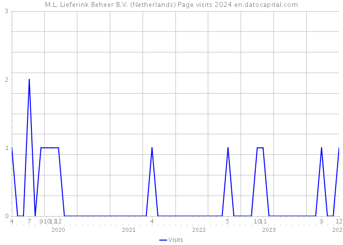 M.L. Lieferink Beheer B.V. (Netherlands) Page visits 2024 