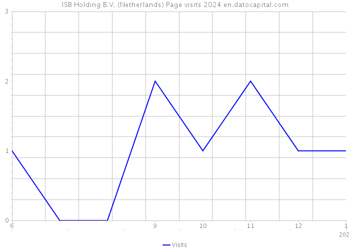 ISB Holding B.V. (Netherlands) Page visits 2024 
