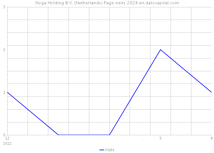 Noga Holding B.V. (Netherlands) Page visits 2024 