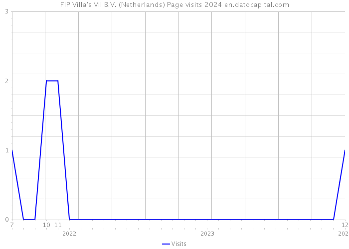 FIP Villa's VII B.V. (Netherlands) Page visits 2024 
