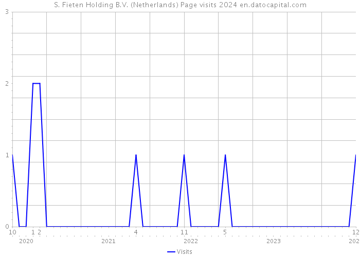 S. Fieten Holding B.V. (Netherlands) Page visits 2024 