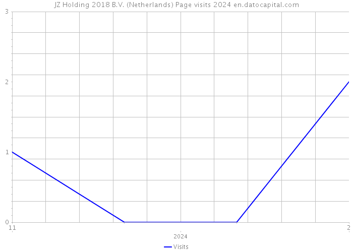 JZ Holding 2018 B.V. (Netherlands) Page visits 2024 
