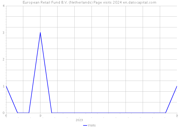 European Retail Fund B.V. (Netherlands) Page visits 2024 