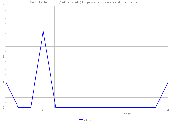 Dark Holding B.V. (Netherlands) Page visits 2024 