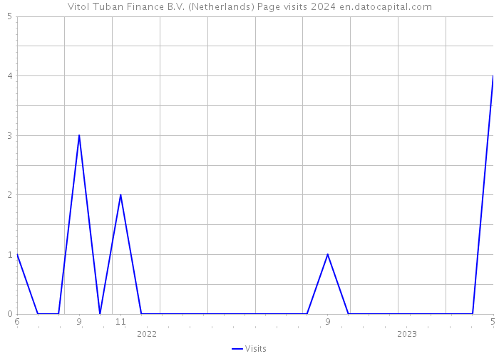 Vitol Tuban Finance B.V. (Netherlands) Page visits 2024 