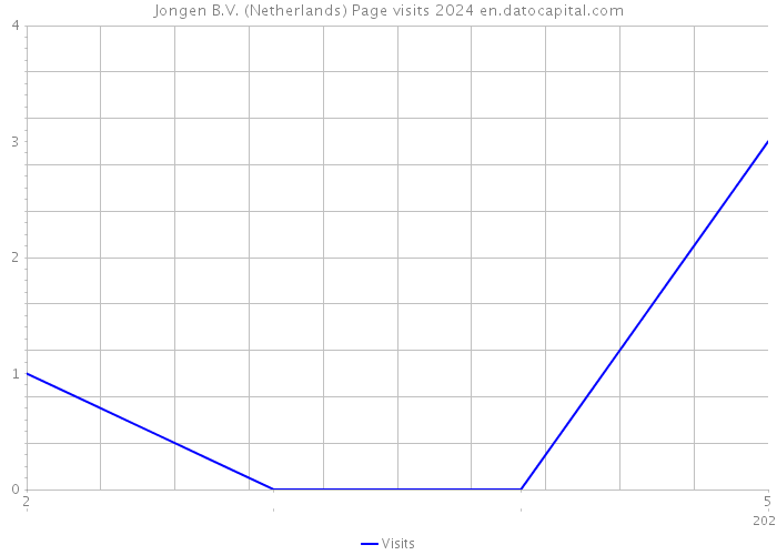 Jongen B.V. (Netherlands) Page visits 2024 