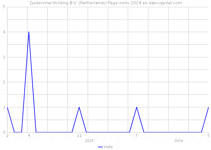 Zuidersma Holding B.V. (Netherlands) Page visits 2024 