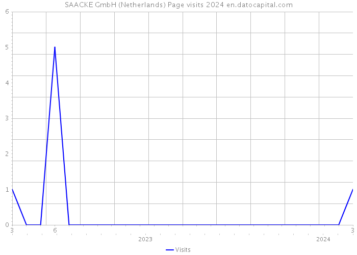 SAACKE GmbH (Netherlands) Page visits 2024 