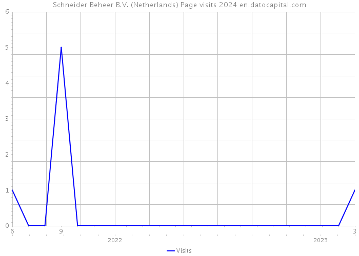 Schneider Beheer B.V. (Netherlands) Page visits 2024 