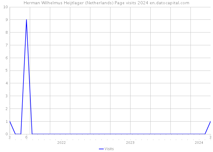 Herman Wilhelmus Heijtlager (Netherlands) Page visits 2024 