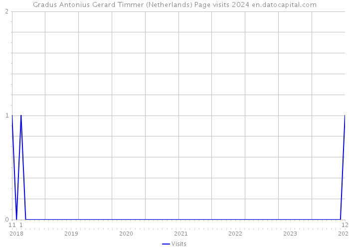 Gradus Antonius Gerard Timmer (Netherlands) Page visits 2024 