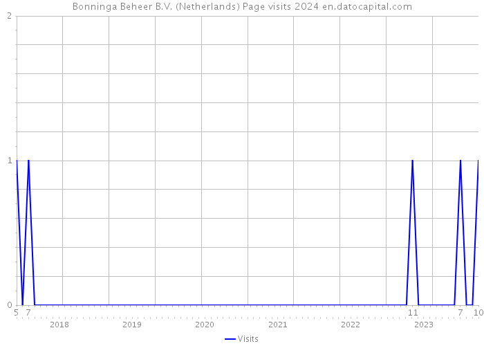 Bonninga Beheer B.V. (Netherlands) Page visits 2024 