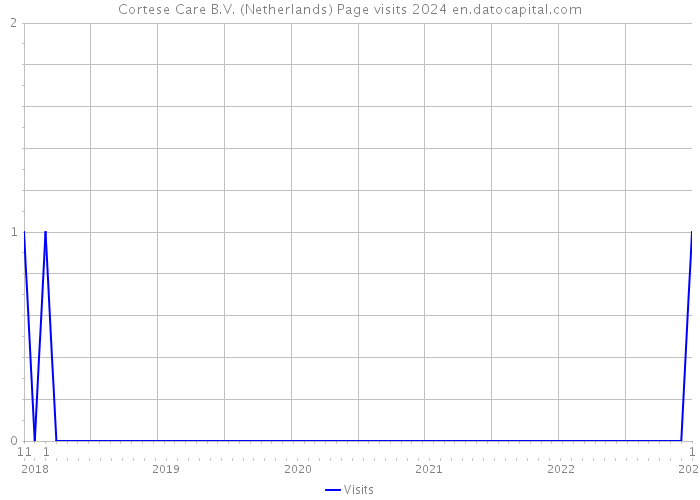 Cortese Care B.V. (Netherlands) Page visits 2024 