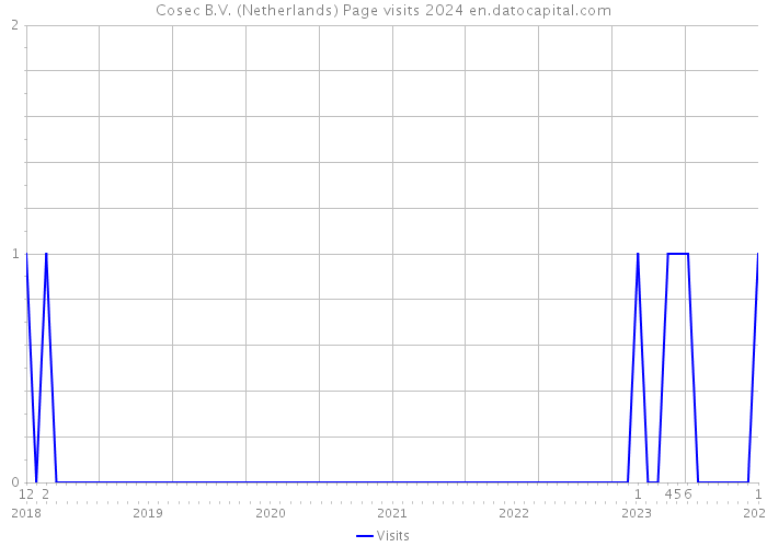 Cosec B.V. (Netherlands) Page visits 2024 