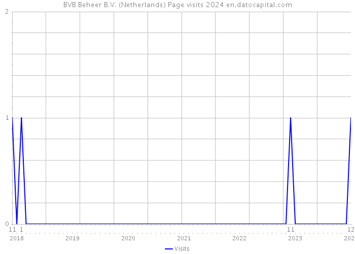 BVB Beheer B.V. (Netherlands) Page visits 2024 