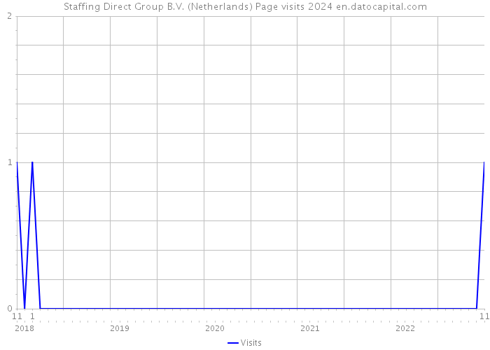 Staffing Direct Group B.V. (Netherlands) Page visits 2024 