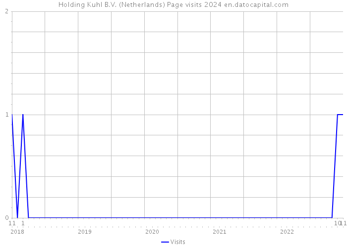 Holding Kuhl B.V. (Netherlands) Page visits 2024 