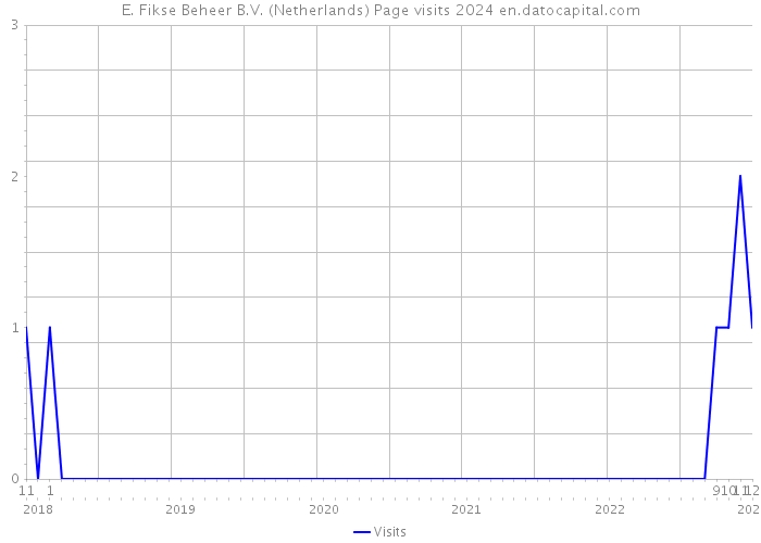 E. Fikse Beheer B.V. (Netherlands) Page visits 2024 