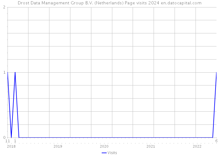 Drost Data Management Group B.V. (Netherlands) Page visits 2024 