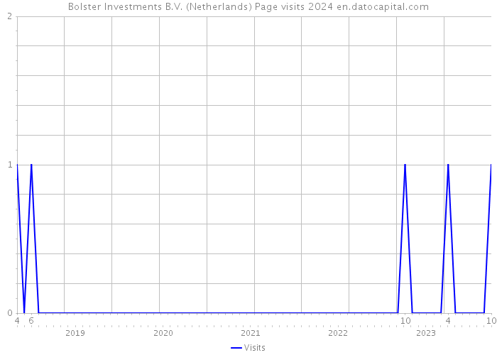 Bolster Investments B.V. (Netherlands) Page visits 2024 