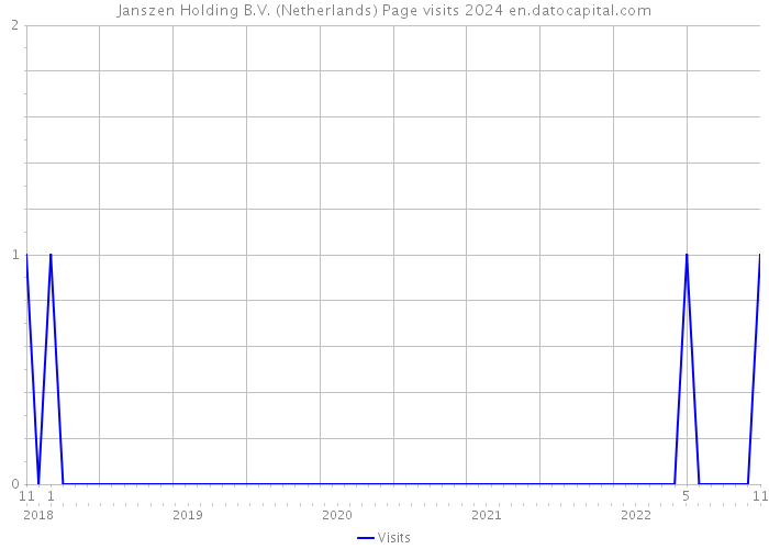 Janszen Holding B.V. (Netherlands) Page visits 2024 