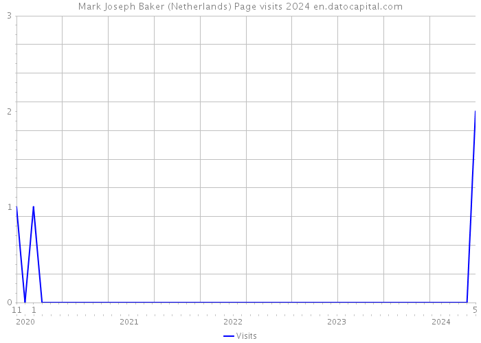 Mark Joseph Baker (Netherlands) Page visits 2024 