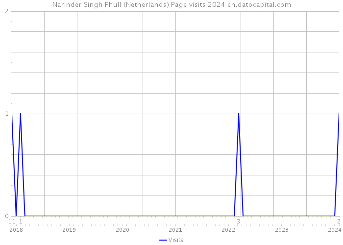 Narinder Singh Phull (Netherlands) Page visits 2024 