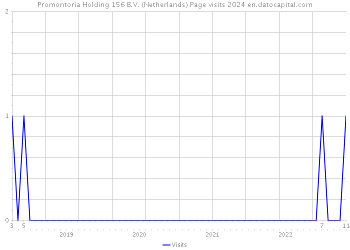 Promontoria Holding 156 B.V. (Netherlands) Page visits 2024 