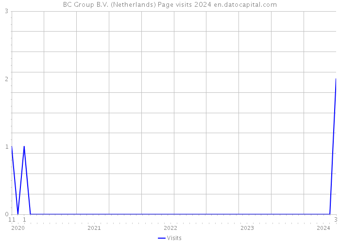 BC Group B.V. (Netherlands) Page visits 2024 