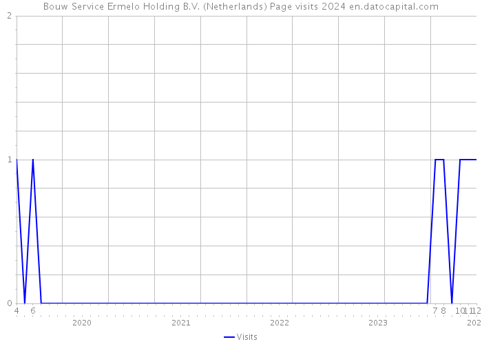 Bouw Service Ermelo Holding B.V. (Netherlands) Page visits 2024 