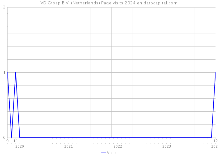 VD Groep B.V. (Netherlands) Page visits 2024 