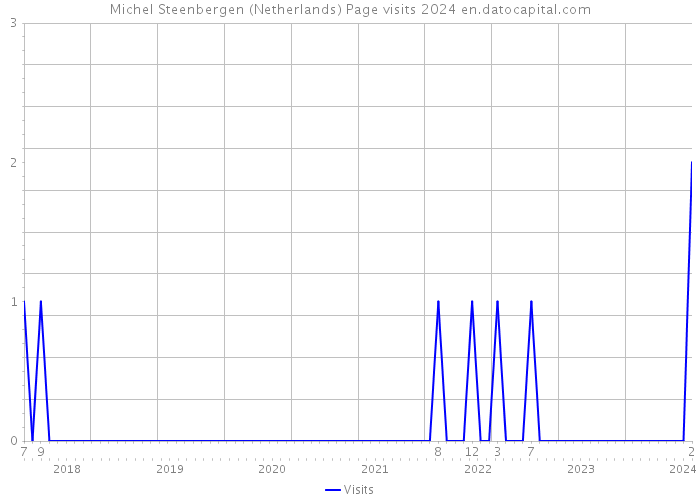 Michel Steenbergen (Netherlands) Page visits 2024 