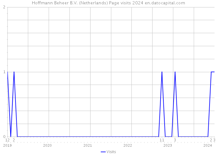 Hoffmann Beheer B.V. (Netherlands) Page visits 2024 