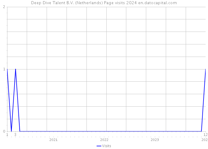 Deep Dive Talent B.V. (Netherlands) Page visits 2024 