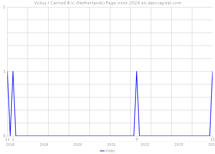 Victus I Carried B.V. (Netherlands) Page visits 2024 