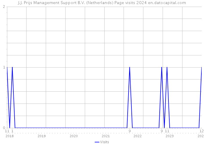 J.J. Prijs Management Support B.V. (Netherlands) Page visits 2024 