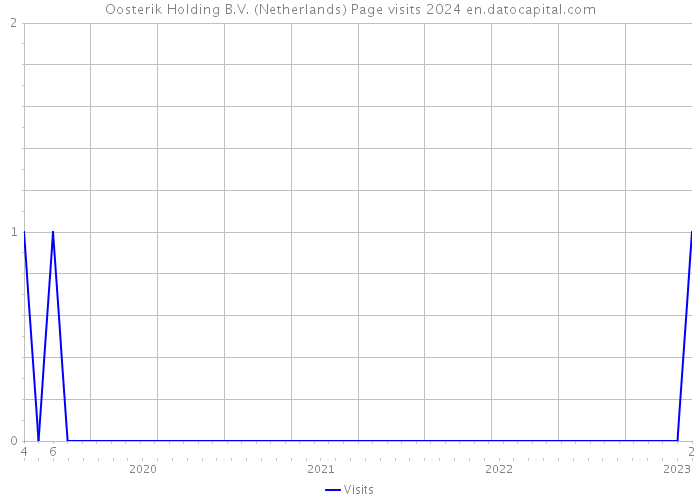 Oosterik Holding B.V. (Netherlands) Page visits 2024 