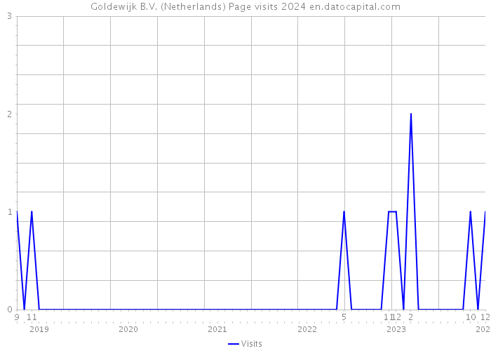 Goldewijk B.V. (Netherlands) Page visits 2024 