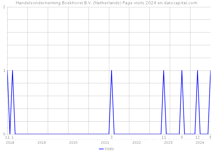 Handelsonderneming Boekhorst B.V. (Netherlands) Page visits 2024 