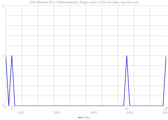 Otte Beheer B.V. (Netherlands) Page visits 2024 