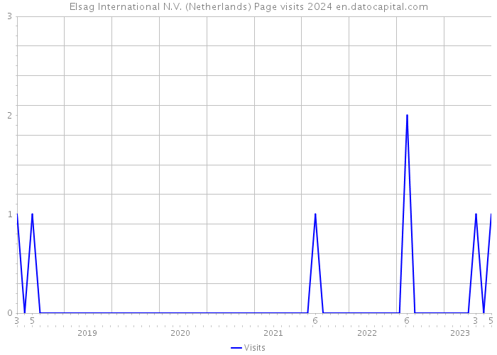 Elsag International N.V. (Netherlands) Page visits 2024 